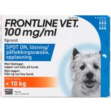 Frontline vet. Hund <10 kg spot-on lösning 100 mg/ml 6x0,67 ml