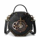 SHEIN New Arrival Women's Crossbody Bag In European American Punk Industrial Vintage Style, Single Shoulder/Shoulder/Hand Bag For Small Group