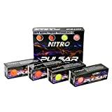 Nitro 's Pulsar golfbollar 12PK, flerfärgade,