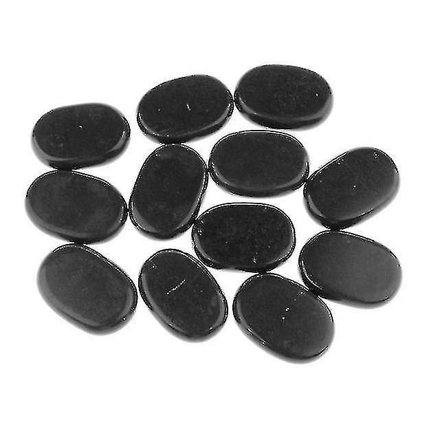 4cm Größe schwarz neu 7ST/Set Hot Stone Massage nützliche Basaltfelsen 3 