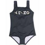 Kenzo Kids - baddräkt med logotyp - barn - polyamid/Elastan/polyamid - 4 år - Grå
