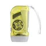 3 LED-handpressande Dynamo Crank Power Wind Up Ficklampa Ficklampa Handpress Crank Campinglampa Light for Outdoor Home (Color : Yellow)