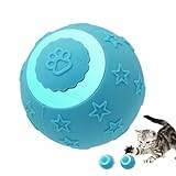 Smart Cat Ball Toy, Rolling Ball Dog Toy | Kattbollar Automatisk kattleksak | Självrörlig boll med 2 lägen, uppladdningsbar kattbollleksak för katter, smådjur, valp