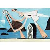 Boll spelare på stranden 1928 Picasso – film film affisch – bästa tryck konst reproduction kvalitet väggdekor gåva – A1 affisch (33/24 tum) – (84/59 cm) – Glossy tjocka fotopapper