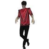 Funidelia | Jacka Michael Jackson Thriller för herr Popmusik, Musikgrupper, Sångare, 80 tals - Accessoarer för vuxen, accessoarer för maskeraddräkter - Storlek XS - Röd
