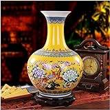 Antik porslin emalj design vas stor golv vas kinesisk klassisk dekoration stora antika palats vaser (färg: D)