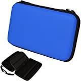 TECHGEAR Case Compatible with Nintendo 2DS XL - Hard Protective Carry Travel & Storage Case Cover fits 2DS XL + Games + Accessories [Blue]