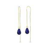 Sapphire Scintilla Earrings 6.6ctw in 9ct Gold