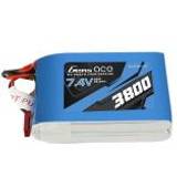 GensAce 3800 mAh 2S TX-batteri LiPo FrSky QX7 mfl. Blå