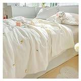 Summer Ice Cool Thin Quilt Comforter Soft Air Conditioning Quilt/Duvet/Blanket Bed 150 Single Bed Quilt,Set med täcke