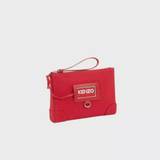 Kenzo, Väska, Dam, Röd, ONE Size, Röd väska inspirerad av resor med badgehållare