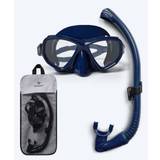 Watery Combo snorkelset för vuxna (+15) - Fenton Pro - Mörkblå