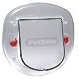 PetSafe Staywell kattlucka ogenomskinlig, 4 låsalternativ, teleskopram, tunnel, 29 x 29,10 cm, stora katter små hundar