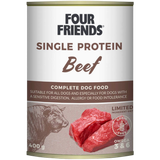FourFriends Dog Single Protein Beef 400 g x 12