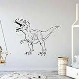 SHELOG Djur Dinosaurie Tyrannosaurus Rex Djur Barnrum Väggdekal Park Baby Nursery Klassrum Väggdekor Barnens sovrum Lekrum Väggmålning
