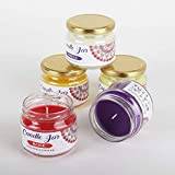 Casa Moro 5 orientaliska doftljus i glas – 5-pack (5 x 250 g netto) presentset | Naturliga dofter vanilj lavendel sandelträ citron ros inspirerad av naturen | DK2020