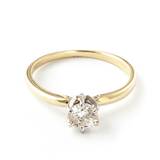 Diamond Solitaire Ring 0.4ct in 9ct Gold