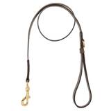 Gucci GG Supreme S/M faux leather dog leash - brown - One size fits all