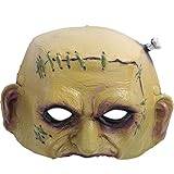 Zombies mask skräck halv ansikte skydd halloween cosplay rekvisita