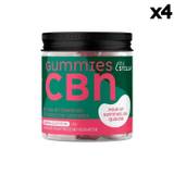 30 Gummies CBD CBN Sommeil 300mg, sans THC, Vegan 4 boîtes