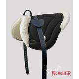 Pioneer® Ridpad / Barbacka PONNY (Canvas & merinoull), svart