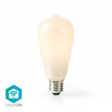 SmartLife LED-glödlampa | Wi-Fi | E27 | 500 lm | 5 W| Varm vit | 2700 K| Glas | Android / IOS | ST64
