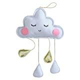 Molndekorationer Hängande moln - Cloud Raindrop Hängande hänge för spjälsäng,Moln rekvisita Garland Room Nursery Mobil Hängdekor För Baby Shower Fotografi