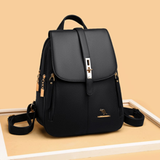 SHEIN In 2024, The New Fashion Retro Large-Capacity Double-Sided Zipper Classic Backpack Is Suitable For Shopping.