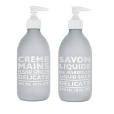 COMPAGNIE DE PROVENCE - Hand Cream Delicate 300 ml + COMPAGNIE DE PROVENCE - Liquid Marseille Soap Delicate 300 ml
