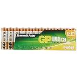 GP Ultra Alkaline LR6 AA 1,5V enkelanvänt alkaliskt batteri 1,5 V - batterier (Single-Use Batteri, AA, alkalisk, cylindrisk, 1,5 V, 12 stycken)