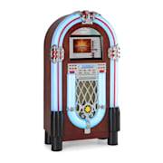 CD Jukebox Machine FM Player Radio Retro Rockola Speakers Remote Control BT LED 