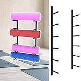 Yogamatta Foam Roller Storge Rack, Väggmonterad Rack Organizer För Fitness Class, Gym Home Studio Gameroom Fitness Tillbehör, Lätt Att Förvara