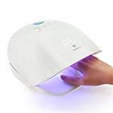 48 W UV-ljus LED nageltorkssensor automatisk nageltork manikyrlampa härdande maskin UV nagellack LED nagellampa snabb härdande lampa för gel nagellack och tånagelhärdning