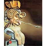 Portrait of Picasso 1947 Salvador Dali – Film Movie Poster – Bästa Print Art Reproduction Quality Wall Decoration Gift – A2 Poster (24/16,5 tum) – (59/42 cm) – Glossy tjocka fotopapper