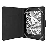 aiino - Dagligt fodral för Kobo & Kindle 6 från 6,8 tum till 8 tum, silikoninteriör, magnetiskt lås, designad för Amazon Kindle & Kobo e-läsare, skyddsfodral, e-läsartillbehör - svart