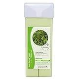 Depilatory Wax, Mild Natural Terpentine Ingredient Depilatory Wax Cream for All Skin(green tea, Santa Claus)