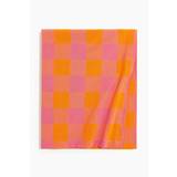 H&M Home - Mönstrad bomullsduk - Orange - size: 140x240