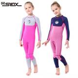SLINX Kids New 3MM Neoprene UV Protection Wetsuit Children's Diving Suit One Piece Swimsuit for Snorkeling Scuba Diving Surfing