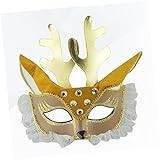 karnevalsmask Fox mask festmask barnmask halloween djurmask ögonmask för barn ögonbindel för barn maskerad mask maskeradbollsmasker munskydd Halloween mask cosplay Venedig kvinna