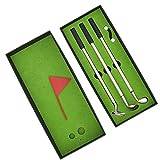 KEENSO Mini Golf Pen Set, Desktop Golf Present, Golf Club Pen, Novelty Golf Presents, Golf Souvenir Gift with Mini Ballpoint, Golfers Gift Box Set