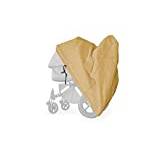 Softgarage Buggy Softcush Beige Cover for Pushchair Moon Lusso Rain Protection Rain Cover Barnvagn överdrag