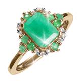 Emerald Oasis Ladies Ring