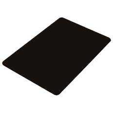 Skärbräda, plast, 51x38x1,25 cm, svart