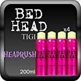 TIGI Bedhead Headrush Shine Spray * förpackning med 4 * - 200 ml av TIGI