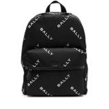Bally - Code logo-print backpack - herr - nylon/nylon - one size - Svart