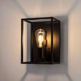 Moretti Luce Vägglampa Cubic³ 3382 svart, bredd 20 cm
