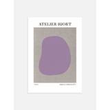 Lilac Oval Poster