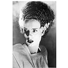 ENQIOAYAN Canvas Wall Poster Classic Movie Bride of Frankenstein Artative Wall Pictures Picture Print Modern Family Bedroom Decor Posters utan ram 40x60 cm