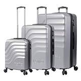 Totto – hårt resväskeset – Bazy + – grå – tre storlekar av resväskor – expanderbart system – TSA-system – polyesterfoder, Grå