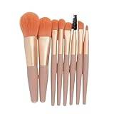Make Up Brushes Set Cosmetic Powder Eye Shadow Foundation Blush Blending Concealer Professional Beauty Tool 8st (Color : Pink)